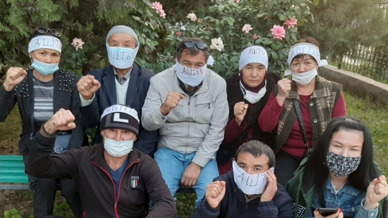 В Туркестанской области протестовали против ареста активиста Кайрата Султанбека