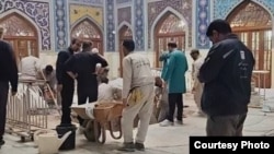 تصویری از محل دفن علی خامنه‌ای، رهبر کشته‌شدهٔ جمهوری اسلامی در حملات ۹ اسفند ۱۴۰۴ آمریکا و اسرائیل