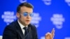 Presidenti i Francës, Emmanuel Macron, gjatë forumit në Davos të Zvicrës, 20 janar.