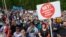 Протесты против строительства полигона