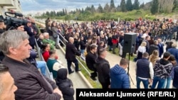 Protest u Ulcinju, 22. marta 2025.