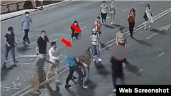 კადრი შსს-ს მიერ გავრცელებული, ინციდენტის ამსახველი ვიდეოდან