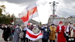 Акция протеста пенсионеров в Минске