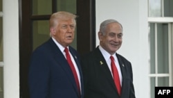 Дональд Трамп и Беньямин Нетаньяху