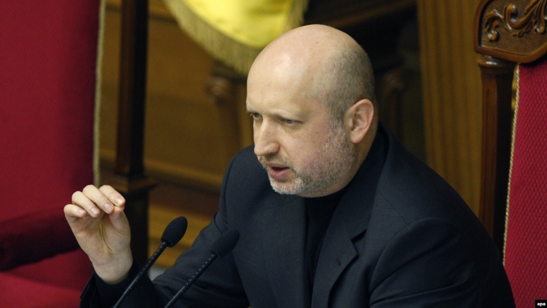 Вновь избранный глава Верховной рады Украины Александр Турчинов