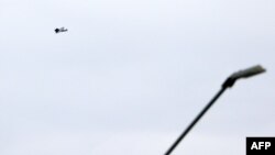 Imagine cu caracter ilustrativ, cu o dronă zburând deasupra unei regiuni din Rusia.