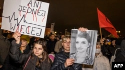 Демонстрация против антиабортного законодательства в Польше в 2021 году (архивное фото)