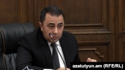 Заместитель министра иностранных дел Армении Ваге Геворкян, Ереван, 4 ноября 2021 г.