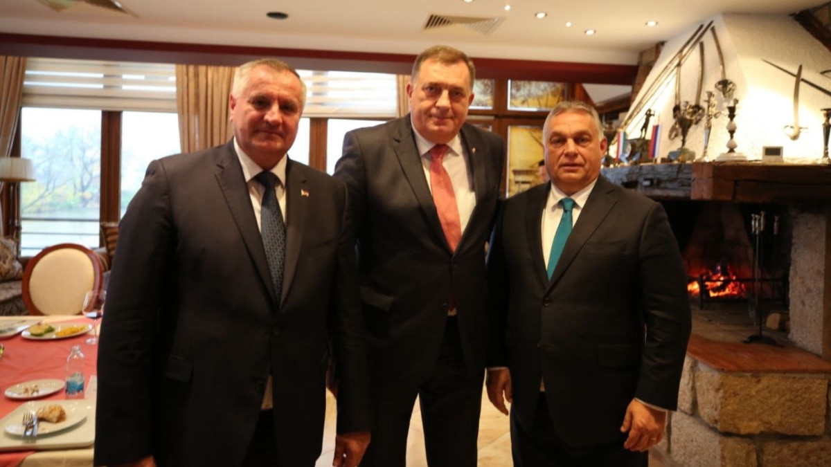 Hungary&#39;s Orban, Bosnian Serb Leader Dodik Meet Ahead Of U.S. Diplomat&#39;s Visit