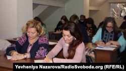 Під час написання Всеукраїнського радіодиктанту національної єдності у Запоріжжі