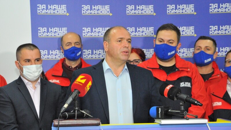 Димитриевски прогласи победа против СДСМ во Куманово 