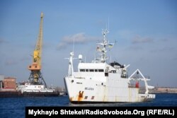 Українське наукове судно «Борис Олександров» – на корпусі ще стара назва