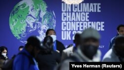 بنری تبلیغاتی کنفرانس تغییرات آب و هوایی سازمان ملل متحد.