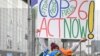 ژان باپتیست رد، فعال فرانسوی تغییرات اقلیمی، در حاشیه برگزاری کاپ ۲۶ 