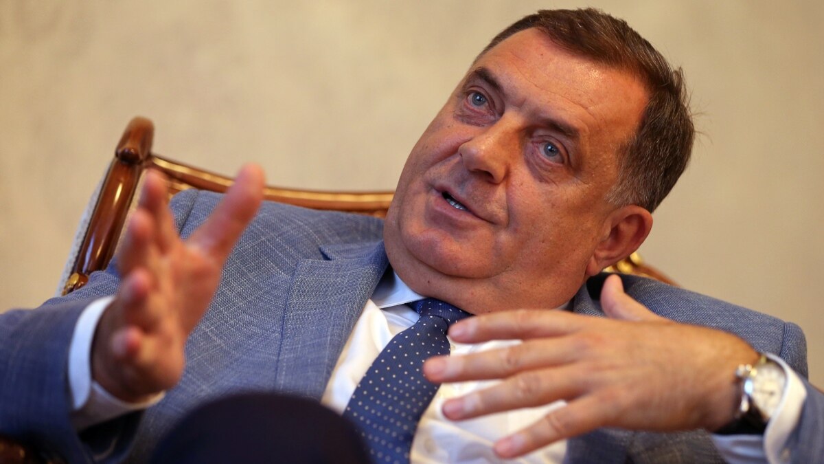 U.S. Treasury Places New Sanctions On Bosnian Serb Leader Dodik