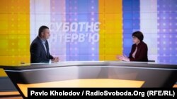 Віталій Кличко та ведуча програми Інна Кузнецова