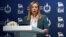 Italian Prime Minister Giorgia Meloni speaks during a news conference in Tripoli on January 28.