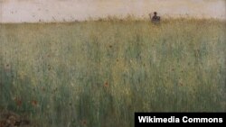 Карл Нордстрам, «Поле аўса ў Грэзе» (1885).​