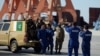 Chinese workers pose for a photograph alongside Pakistani soldiers at the port in Gwadar. (file photo)