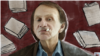 Michel Houellebecq with tobacco pictogram