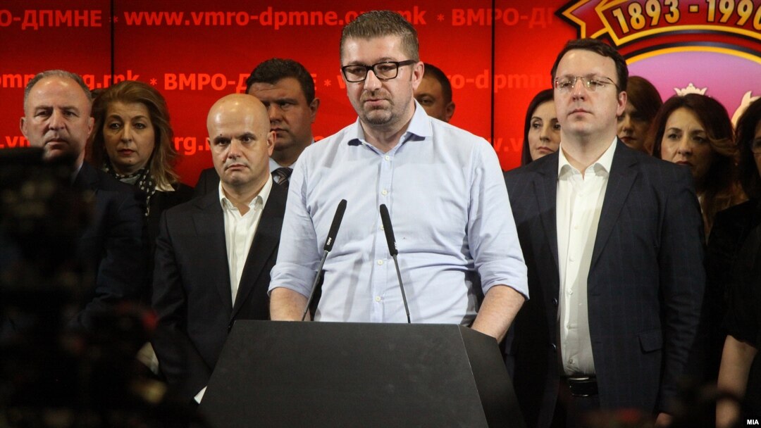 Претседателот на ВМРО-ДПМНЕ, Христијан Мицкоски