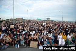 Protest la Portland, Oregon...