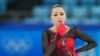 Kamila Valieva, artistja ruse e patinazhit, gjatë Lojërave Olimpike Dimërore Pekini 2022, Kinë, 17 shkurt 2022.