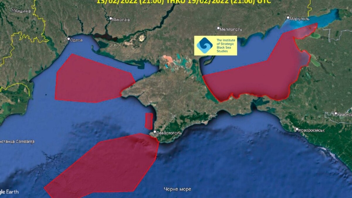 Россиские военные учения в Черном море могут заблокировать украинские порты