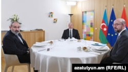 Aİ Şurası Prezidentinin vasitəçiliyi ilə Brüsseldə Azərbaycan və Ermənistan rəhbərliyinin görüşü. 15 dekabr 2021