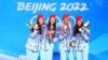 Российские лыжницы – участницы эстафетной гонки 4х5 километров на Олимпиаде, Пекин, 12 февраля 2022 года 