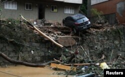 Šteta od klizišta u Petropolisu, Brazil, 16. februar 2022.