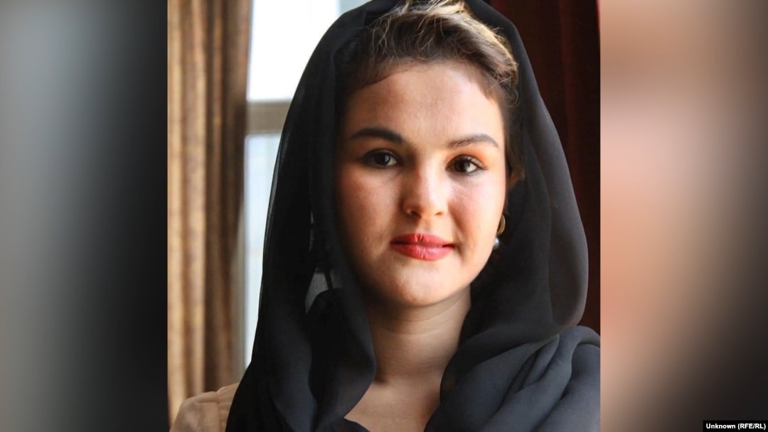 Afghan female activist Tamana Paryani