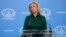 Russian Foreign Ministry spokeswoman Maria Zakharova (file photo)
