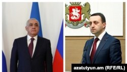 აზერბაიჯანის პრემიერ-მინისტრი ალი ასადოვი, საქართველოს პრემიერ-მინისტრი ირაკლი ღარიბაშვილი
