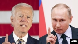 Președintele american Joe Biden și președintele rus Vladimir Putin (colaj).