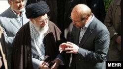 قالیباف و خامنه‌ای