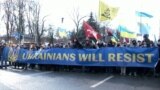 Ukrainians March In Kyiv Against Russian Aggression GRAB 1