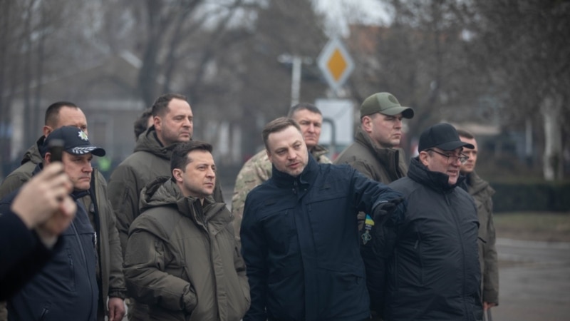 Подразделения МВД Украины под наблюдением Зеленского провели учения вблизи аннексированного Крыма 