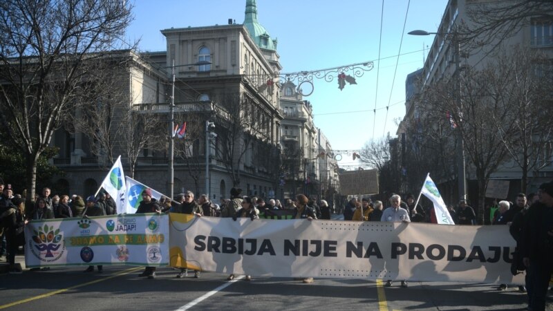 Sa protesta u Beogradu ponovljen zahtev za zabranu eksploatacije litijuma i bora