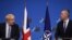 Prim-ministrul britanic Boris Johnson (stânga) și secretarul general NATO, Jens Stoltenberg, 10 februarie 2022