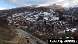Fshati Mushnikovë në jug të Kosovës. 