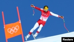  Йоханес беше четвърти след спускането, само че в коронната си дисциплинираност слалом нямаше безусловно никакви проблеми 