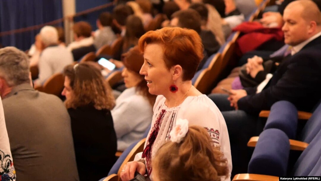 Українці під час концерту Оксани Мухи в Празі 13 лютого 2022 року