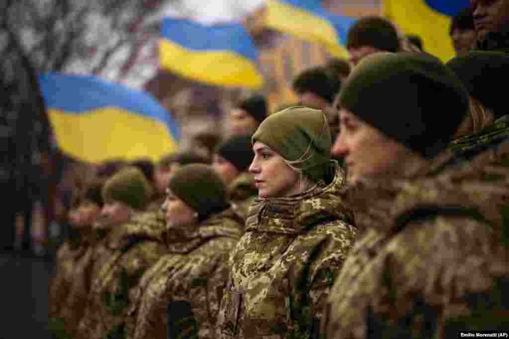 Ukrainian Army soldiers in Odesa.