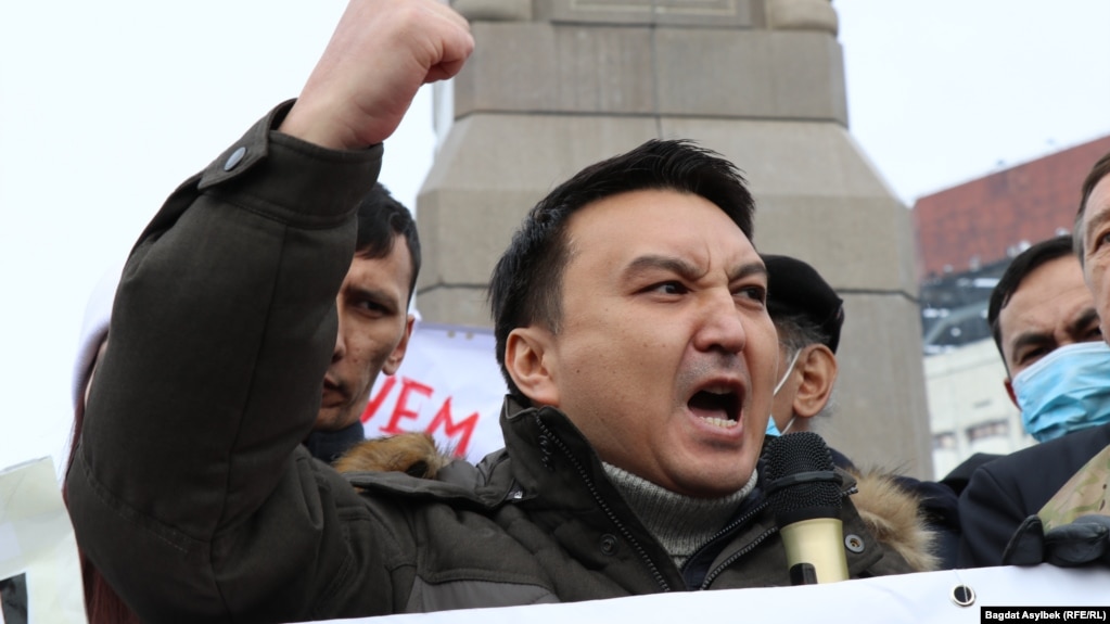 Бывший депутат мажилиса парламента Нуржан Альтаев и лидер незарегистрированной партии «Ел тірегі» 