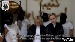 Corina Colţa şi Svyatlana Markiyanovich - imagine preluată de pe Youtube