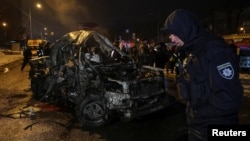 Aftermath of a Russian air strike in Kharkiv