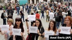 Protest u Sarajevu u znak podrške napadnutom Vladimiru Kovačeviću