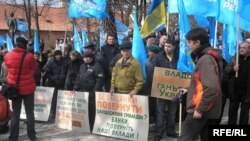 Мітинг прихильників Партії Регіонів у Львові