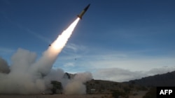 A live-fire test of an Army Tactical Missile System (ATACMS) at the White Sands Missile Range in New Mexico. (file photo)